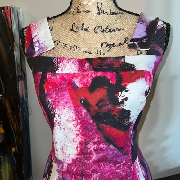 New Escada Delphi Dress in “Fantasy”- Euro-40 U.S.-10 - Picture 6 of 15